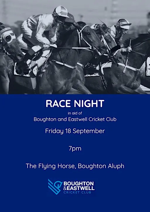 Race Night in aid of Boughton & Eastwell Cricket Club
