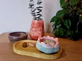 Eco-resin (non toxic) workshop with Alvie, From Star &Stone Studio.