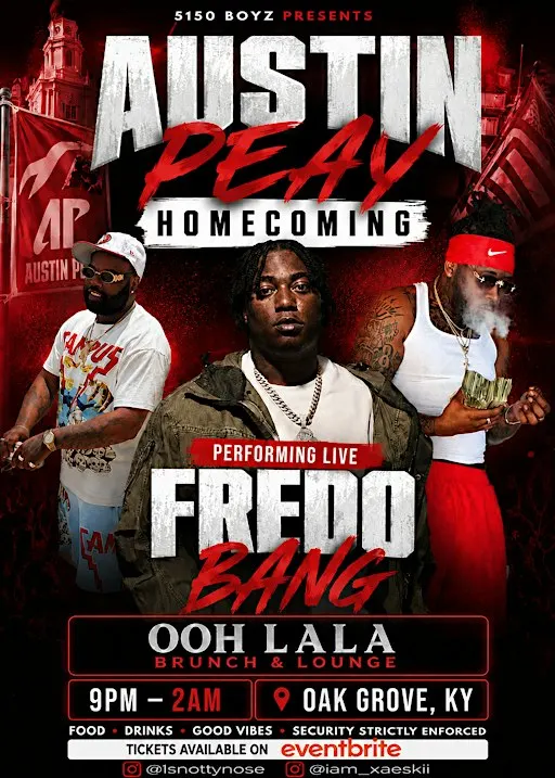 Austin Peay Homecoming (Fredo Bang Live Performance)