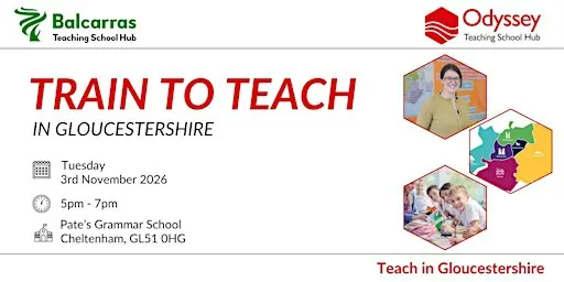 Train to Teach in Gloucestershire information evening