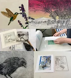Drypoint printing with Hetty Haxworth