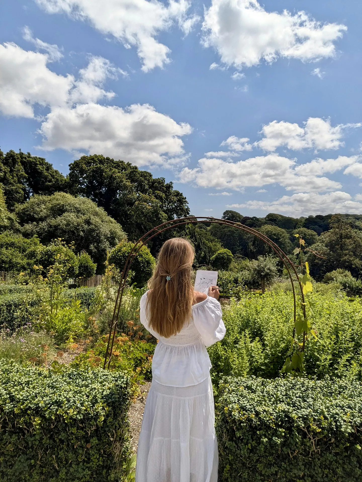 Sketching at Trevince Gardens - The Art of Noticing