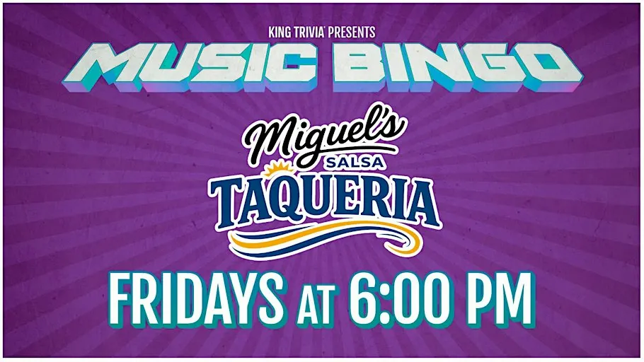 Music Bingo at Miguel's Salsa