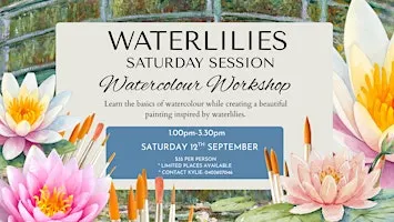 Waterlilies in Watercolour - Saturday Session