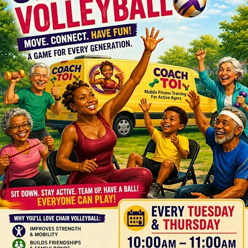 " Sit & Spike" Volleyball