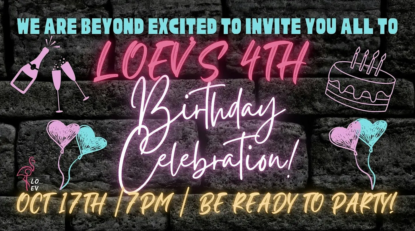 LOEV's 4th Birthday Celebration- Saturday Oct 17th, LOEV, Moorabbin