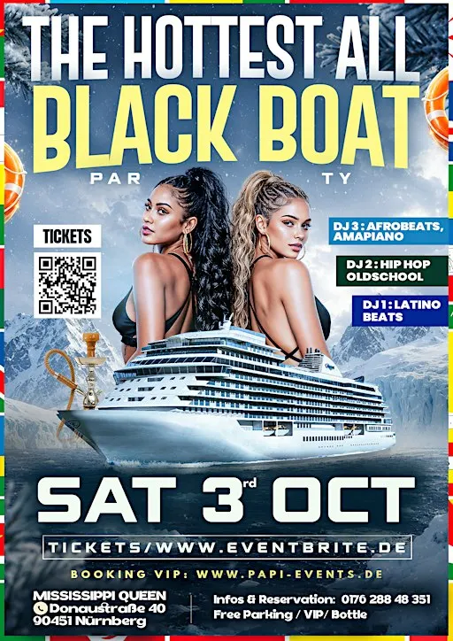 THE HOTTEST ALL BLACK BOAT PARTY