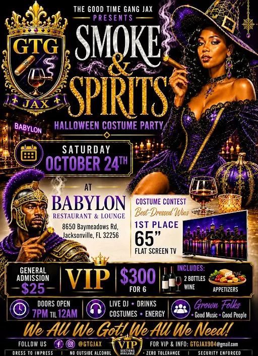 Smoke and Spirits Halloween Costume Party