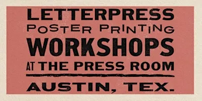 Letterpress Poster Printing Workshop