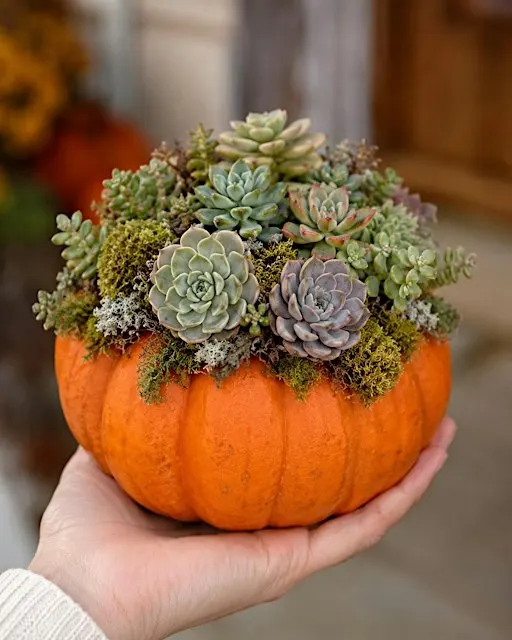 Succulent Pumpkin Design Experience