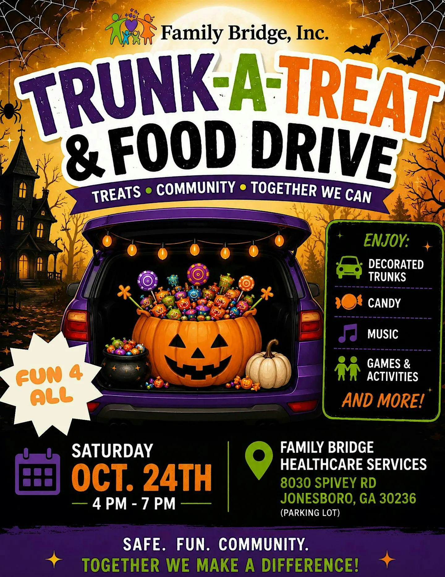 Trunk-A-Treat & Food Drive
