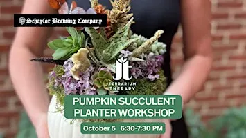 Pumpkin Succulent Planter Workshop at Schaylor Brewing Company