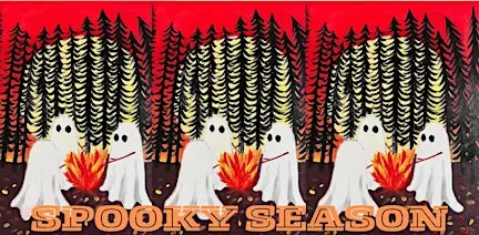 Fizzcasso Spooktacular: Paint & Sip ⭐