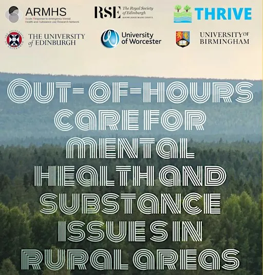 Out of Hours Care for Mental Health & Substance Issues in Rural Areas