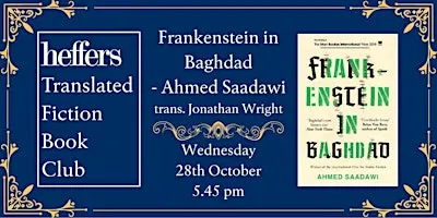 October Translated Fiction Bookclub, at Heffers Bookshop