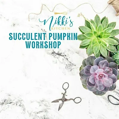 Succulent Pumpkin Workshop 10/28
