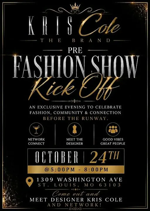 The Evolution Begins: A Pre- Fashion Show Kickoff with Designer Kris Cole
