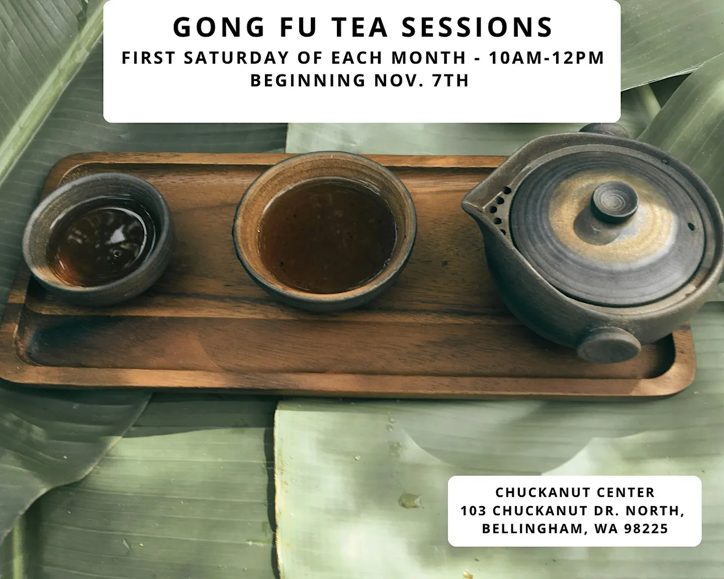 Monthly GongFu Tea Sessions