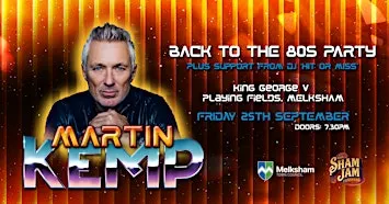 Martin Kemp's Back To The 80s Party