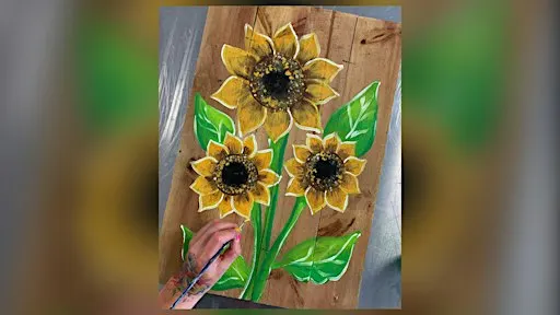 Sunflowers: Edgewater, Greene Turtle with Artist Katie Detrich!