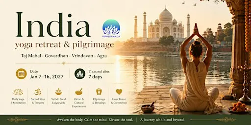 Yoga Retreat in India & Spiritual Tour from Canada