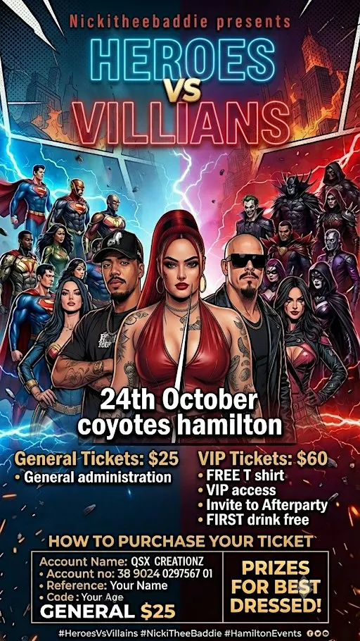 HEROES VS VILLIANS HELLOWEEN Party