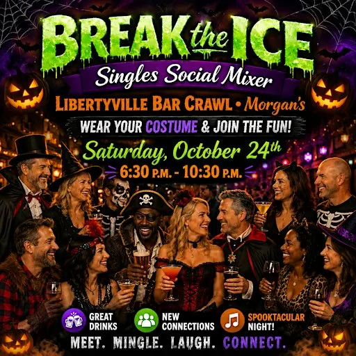 Singles Social Mixer Libertyville, IL Halloween Bar Crawl