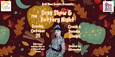 HALLOWEEN DRAG POTTERY AND PAINT NIGHT LIVE IN GUELPH!