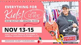 Just Between Friends Aurora Early Access Shopping Passes November 2026