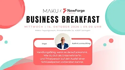 Business Breakfast mit Ingo Kahnt, Inhaber von kahnt.consulting