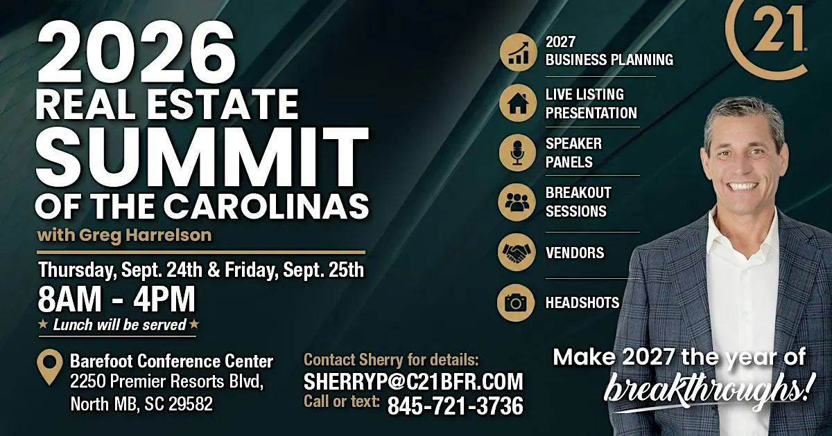2026 Real Estate Summit of The Carolinas with Greg Harrelson