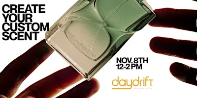 Create your own custom scent @ Day Drift Books & Cafe