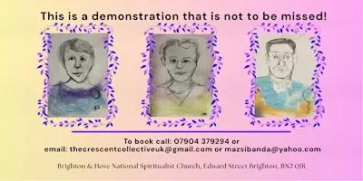 Mediumship and Spirit Art Dem - Stephen Tickle CSNU (d&s) & Sarah Taverner