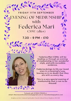 Mediumship Demonstration - Federica Mari CSNU (d&s)