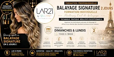 Formation Balayage Professionnel 2 Jours à Paris | LAR 21 Academy