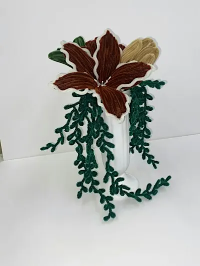 Chenille Lily Bouquet - Pearl City