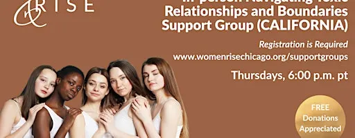 In-person Navigating Toxic Relationships and Boundaries Support Group