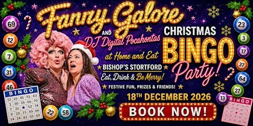 Fanny Galore and DJ Digital Pocahontas Christmas Bingo Party