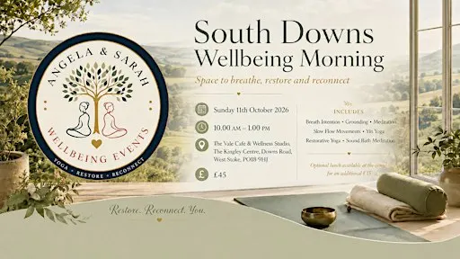 South Downs Wellbeing Morning: Yoga, Meditation & Sound Bath