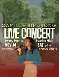 Camille Birdsong Live Music Concert with Special Guests