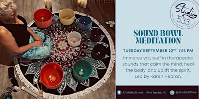Sound Bowl Meditation at Studio '533