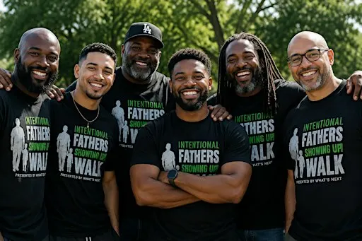 Intentional Dads Showing Up Walk | Family Event & Fatherhood Celebration