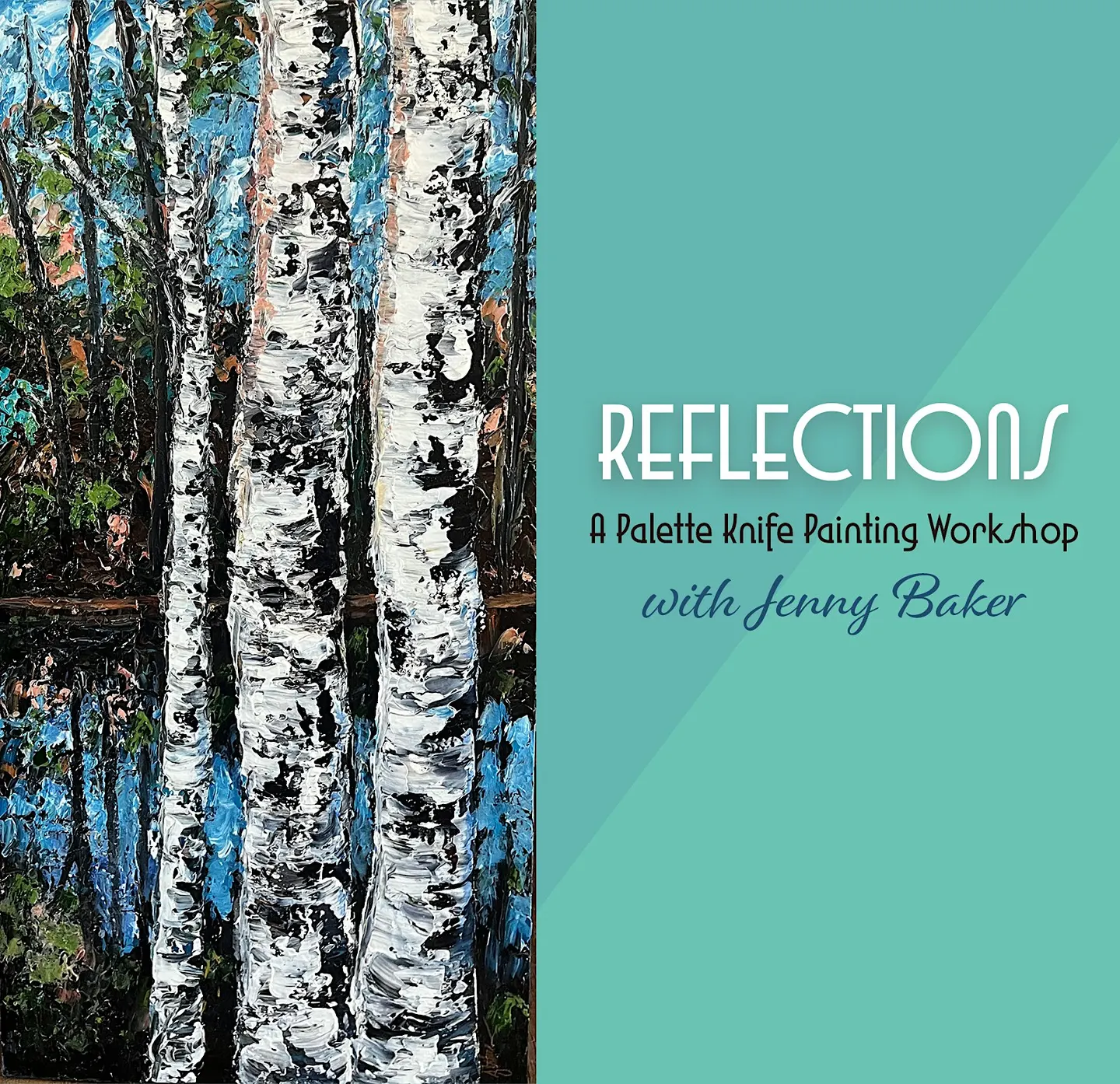 Reflections - A Palette Knife Painting with Jenny Baker