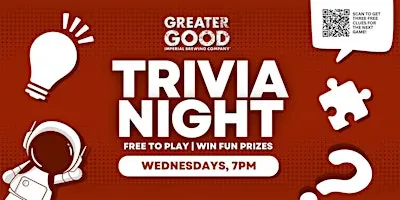 Worcester Trivia Night | Greater Good Imperial Brewing Co