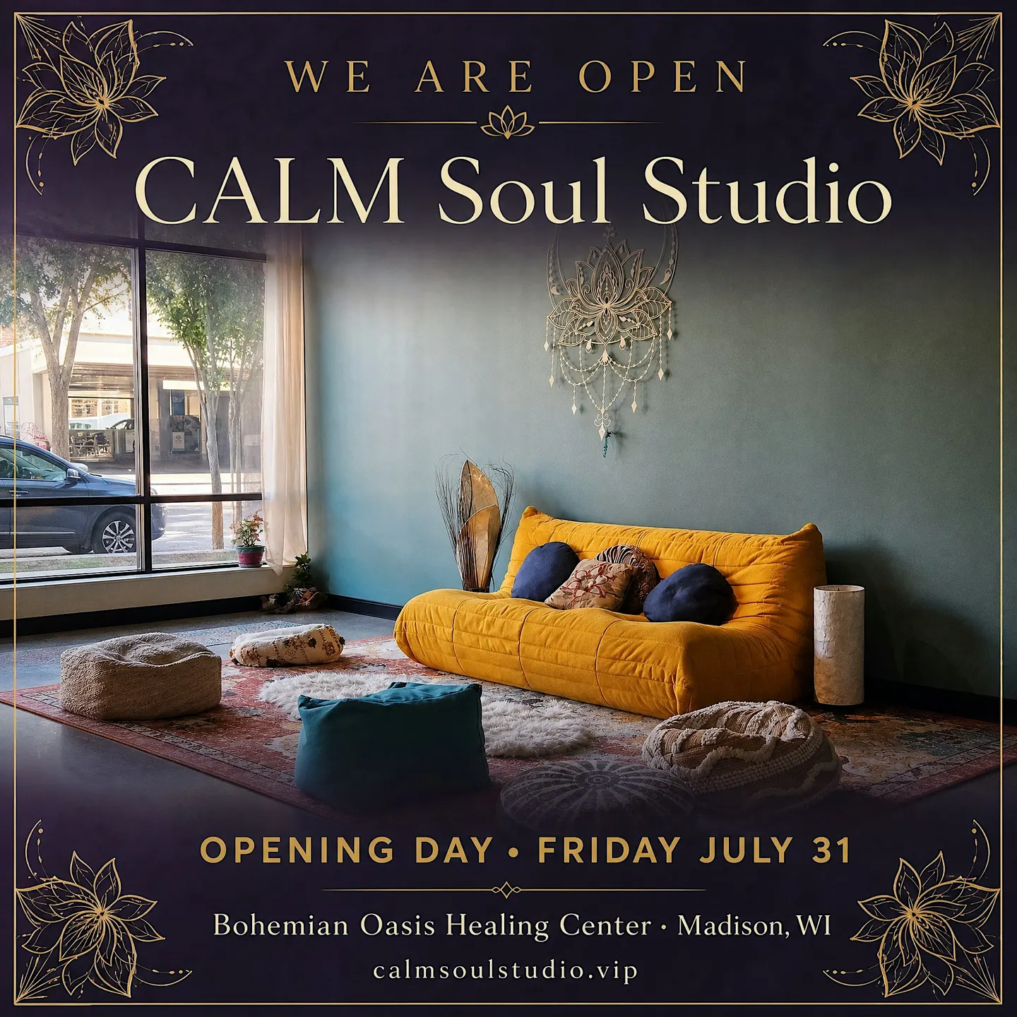 CALM Soul Studio Grand Opening Weekend — Movement, Breath & Stillness