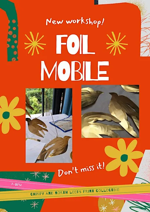 Foil mobile making workshop