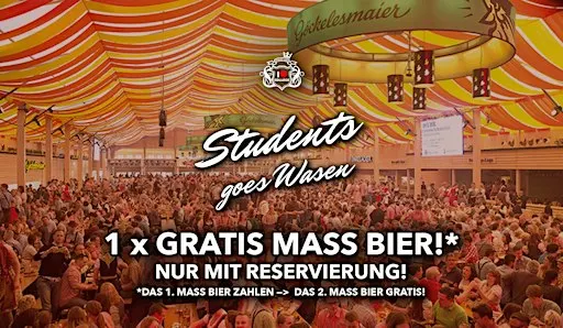 Students goes Wasen - Mi. 30.09.26 @ Göckelesmaier