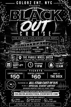 Colorz Ent NYC Black Out Cruise