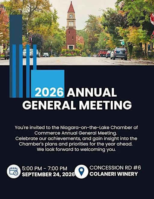 NOTL Chamber of Commerce Annual General Meeting