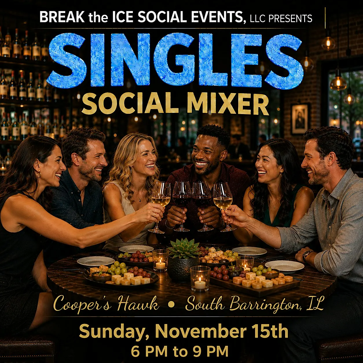 Singles Social Mixer South Barrington, IL Cooper's Hawk